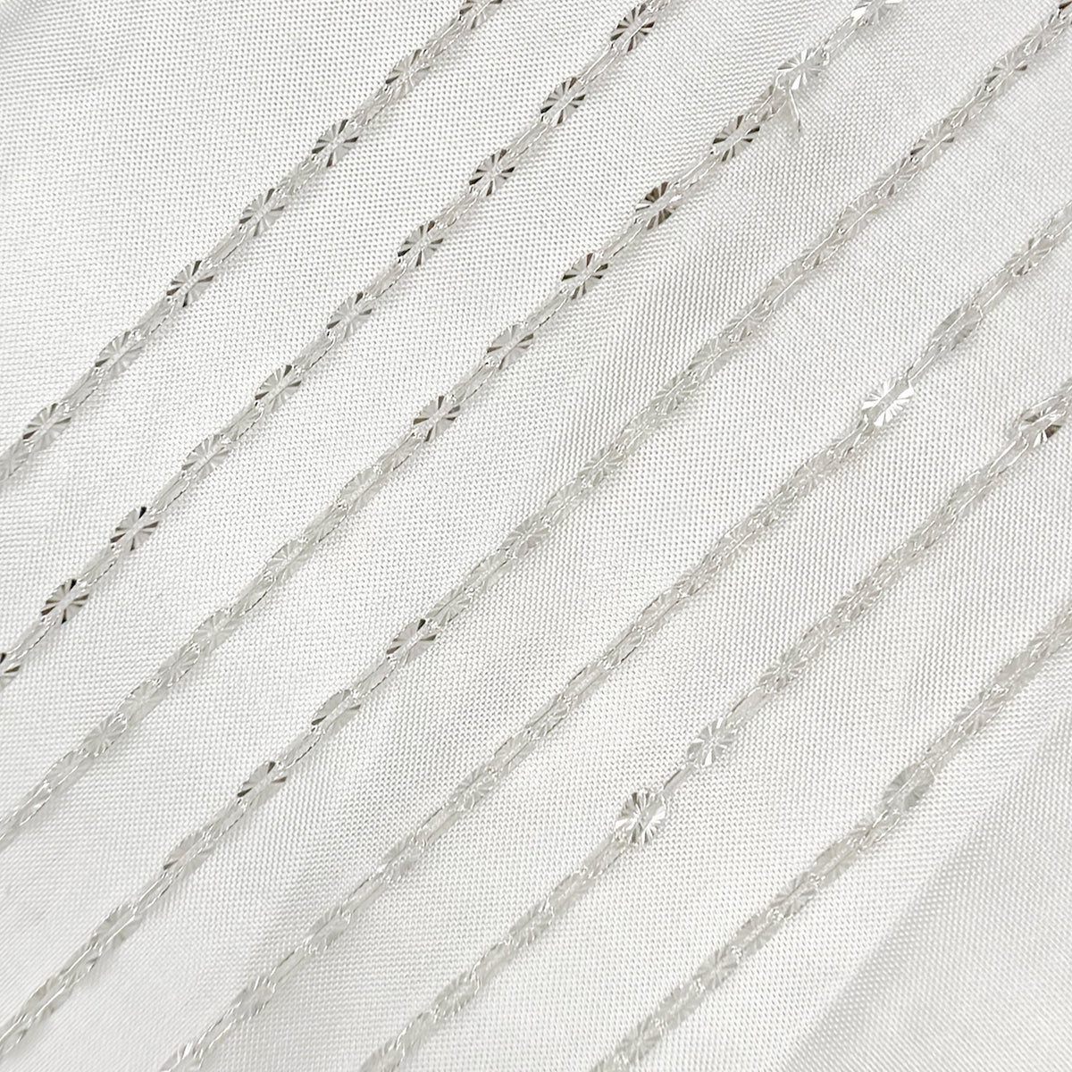 Sterling Silver Diamond Cut Paperclip Link Chain