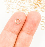 Load image into Gallery viewer, 14K Gold Filled Open Jump Ring 22 Gauge 4mm. 4004445
