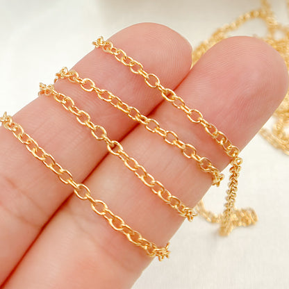 14K Gold Filled Cable Chain