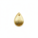 Load image into Gallery viewer, TD6GP. Gold Plated Sterling Silver Curved Tear Drop