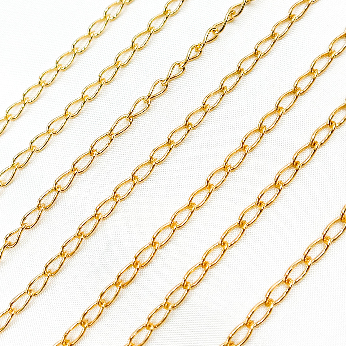 14K Gold Filled Curb Chain