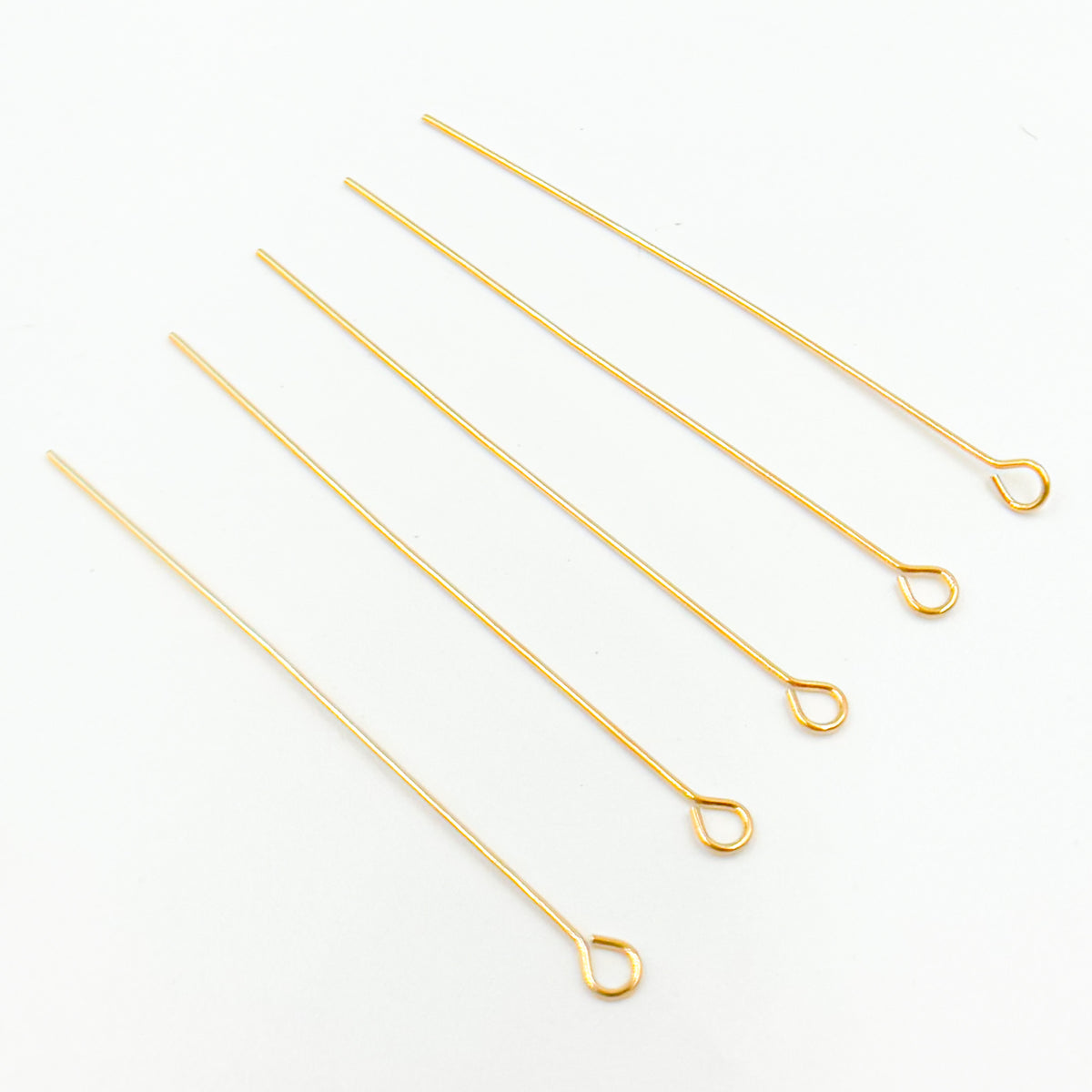24 Gauge Gold-filled Eye Pin 1.5 Inch Headpin