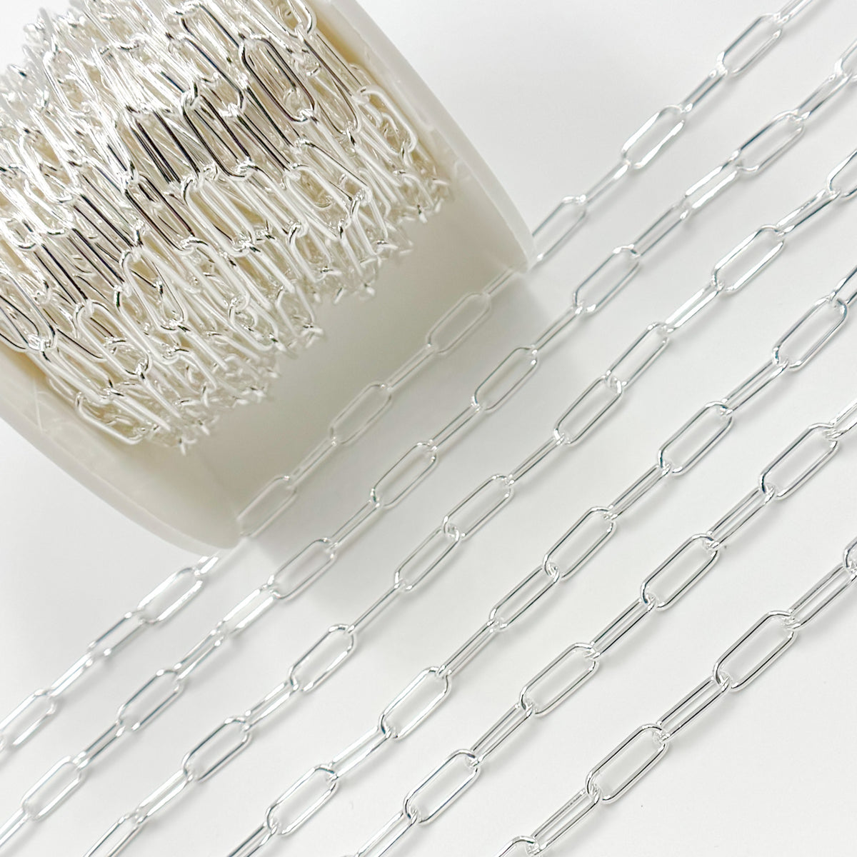 Sterling Silver Paperclip Chain