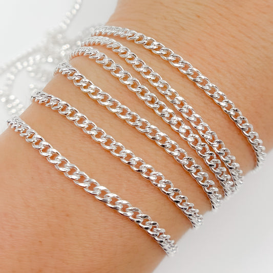 Sterling silver Curb Link Chain