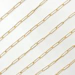 Load image into Gallery viewer, V313GF. 14K Gold Filled Diamond Cut Paperclip Chain