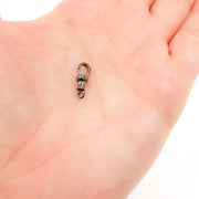 17MM Black Rhodium Sterling Silver Swivel Clasp