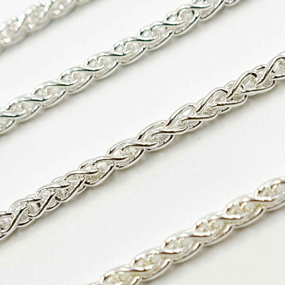Sterling Silver Wheat Chain