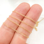 Load image into Gallery viewer, 020SPLT4BYFT. 14K Solid Gold Wheat Chain Necklace
