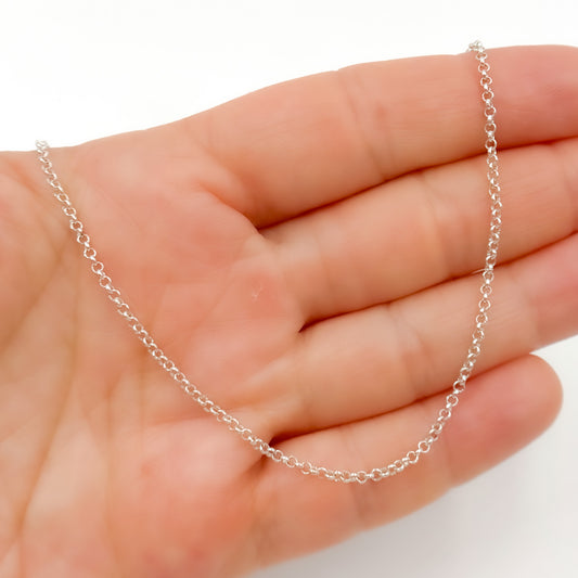Sterling Silver Rolo Necklace