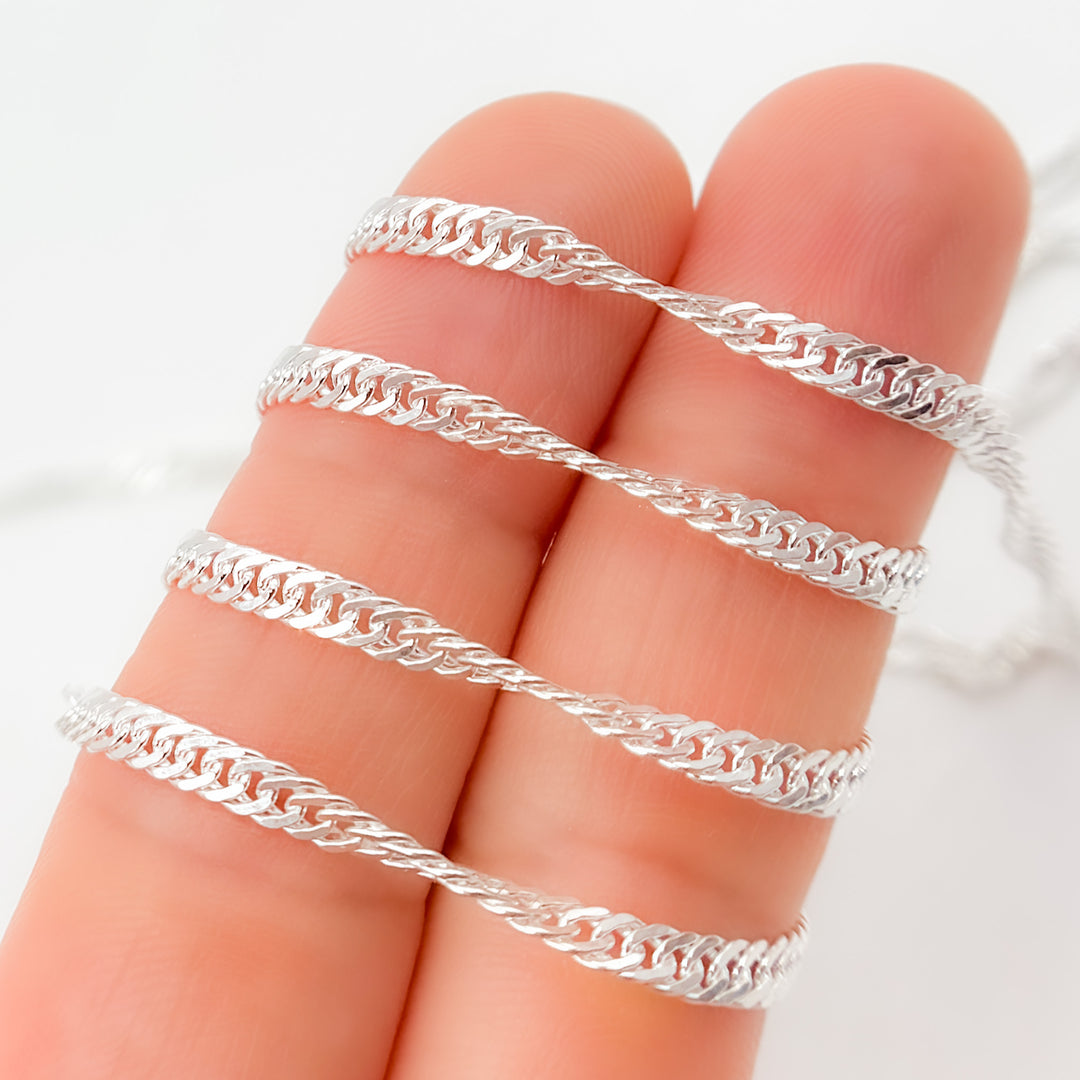 Sterling Silver Singapore Link Chain