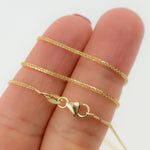 Load image into Gallery viewer, 020SP3T418K. 18K Solid Gold Wheat Chain