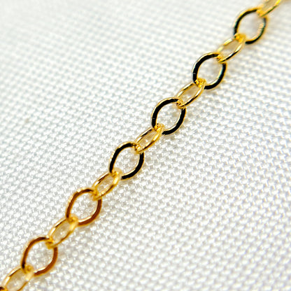 14K Gold Filled Circle Link Chain
