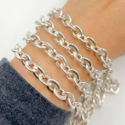 Sterling Silver Cable Chain