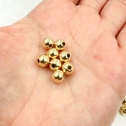 6MM Gold Filled Seamless Beads