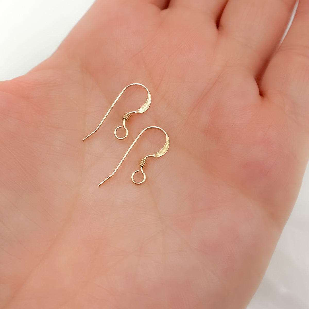 Gold-filled Ear Wire with Coil