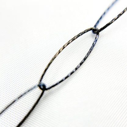 Black Rhodium Sterling Silver Diamond Cut Oval Link Chain