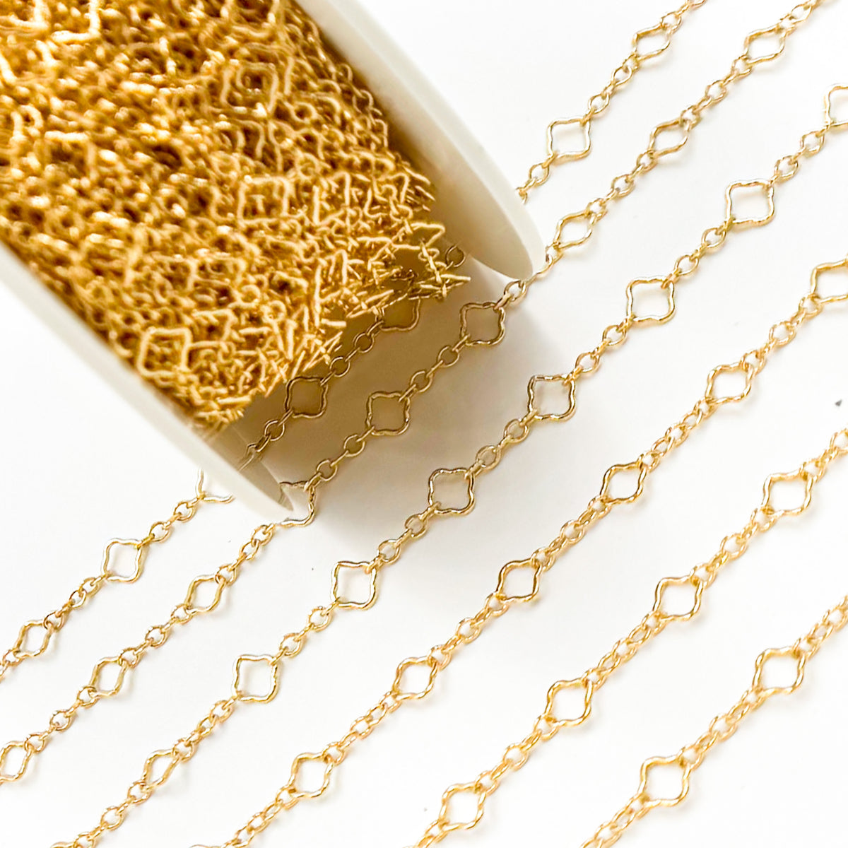 Gold Filled Clover Link Chain