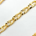 Load image into Gallery viewer, V314GF. 14K Gold Filled Diamond Cut Flat Marina Link Chain