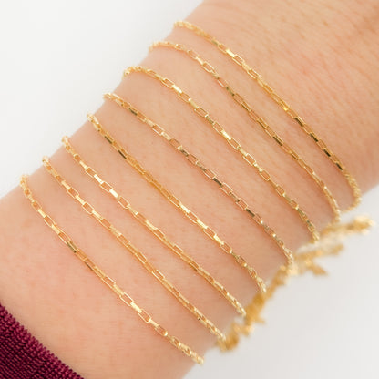 V103GF. 14K Gold Filled Box Chain