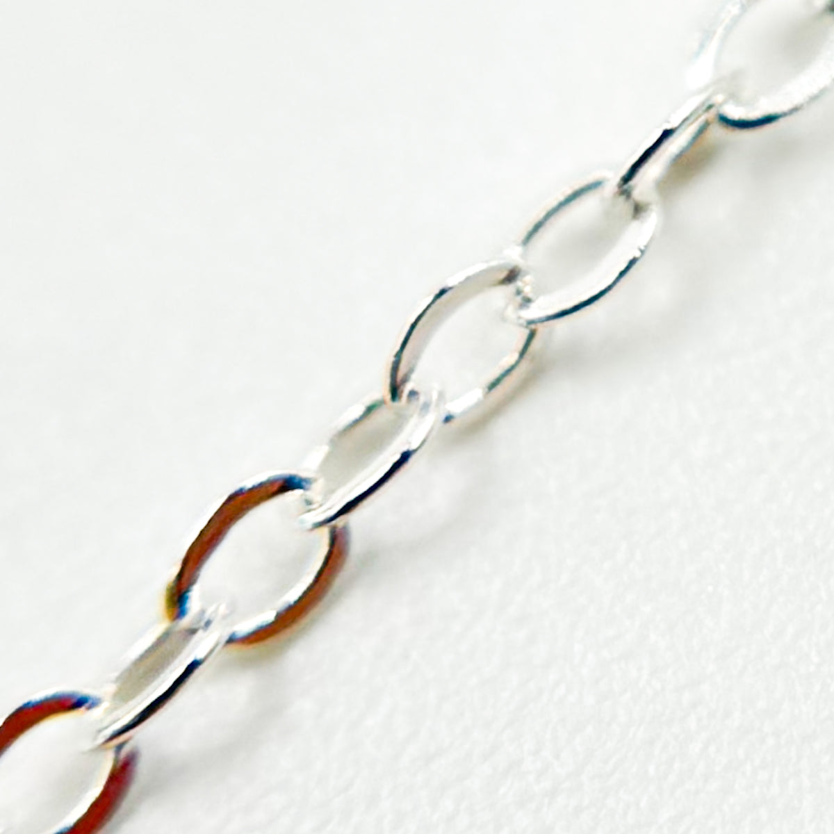 Sterling Silver Flat Cable Chain