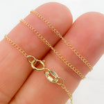 Load image into Gallery viewer, 022GLLG. 14K Solid Gold Cable Necklace
