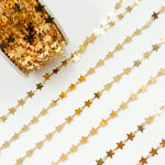 Load image into Gallery viewer, V312GF. 14K Gold-Filled Fancy Star-Link Chain