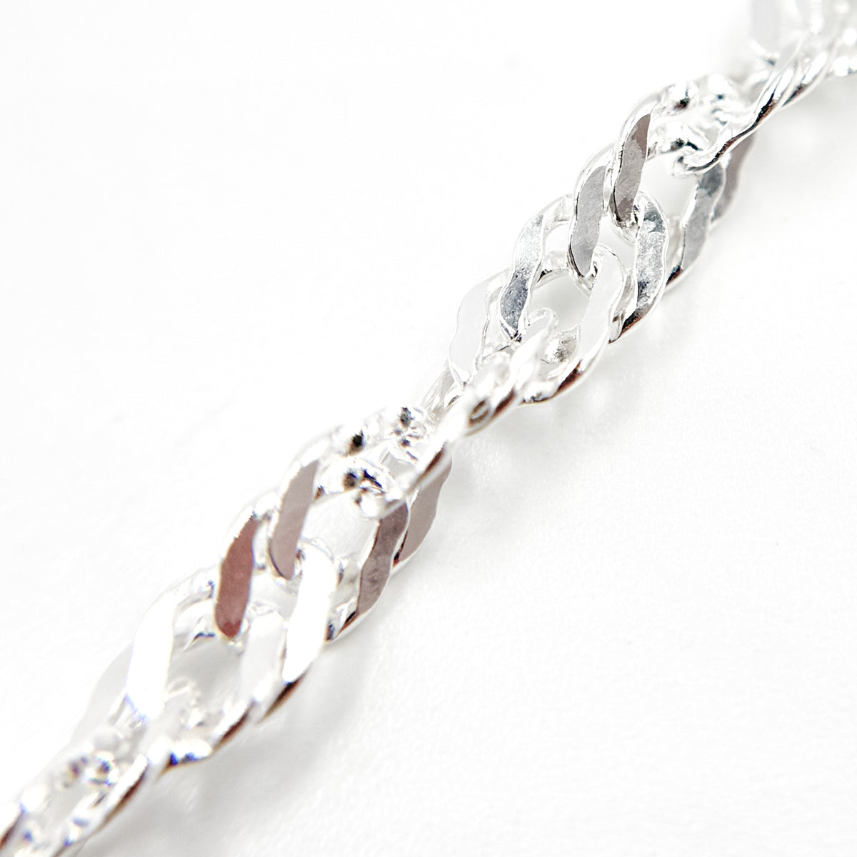  Sterling Silver Singapore Link Chain