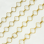 Load image into Gallery viewer, V157GP. Gold Plated 925 Sterling Silver Flower Link
