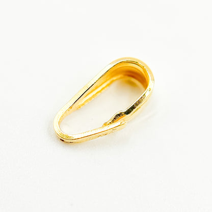 Gold Plated Sterling Silver Locket Bails