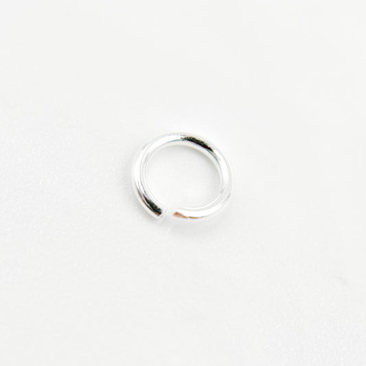 White Sterling Silver Open Jump Ring