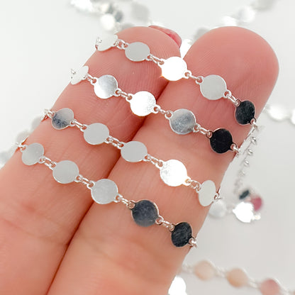 Sterling Silver Disc Chain