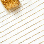 Load image into Gallery viewer, V287GF. 14K Gold Filled Flat Paperclip Link Chain