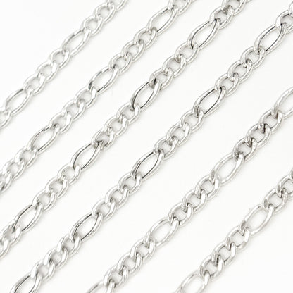 Sterling Silver Figaro Chain