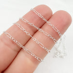 Load image into Gallery viewer, 143SS. Sterling Silver Long and Short Link Chain
