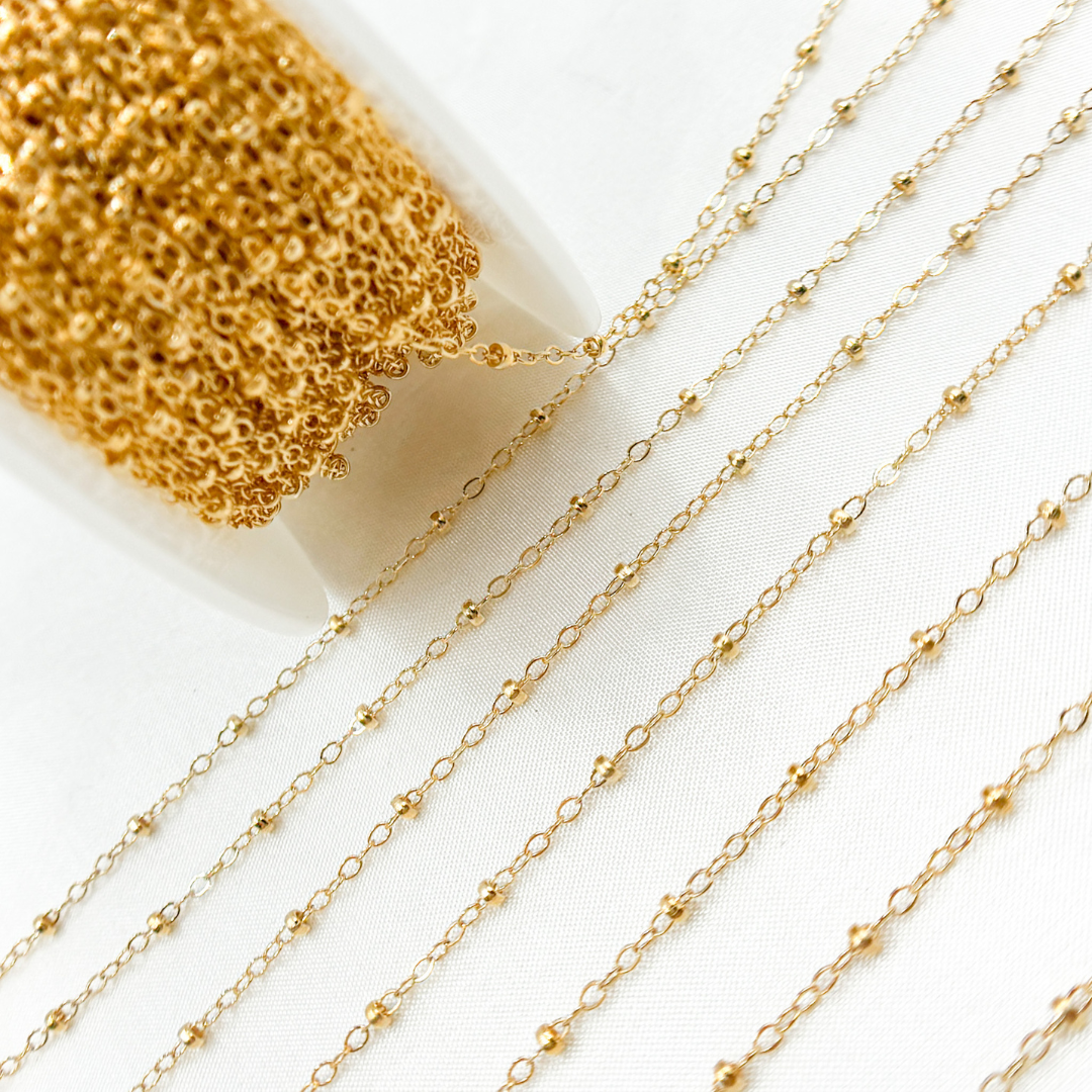 1200GF. 14k Gold Filled Satellite Chain