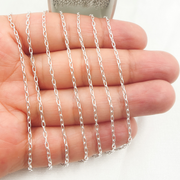 925 Sterling Silver Smooth Oval Link Chain