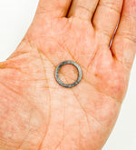 Load image into Gallery viewer, BS2-OX. Oxidized Silver Circle Size 15mm
