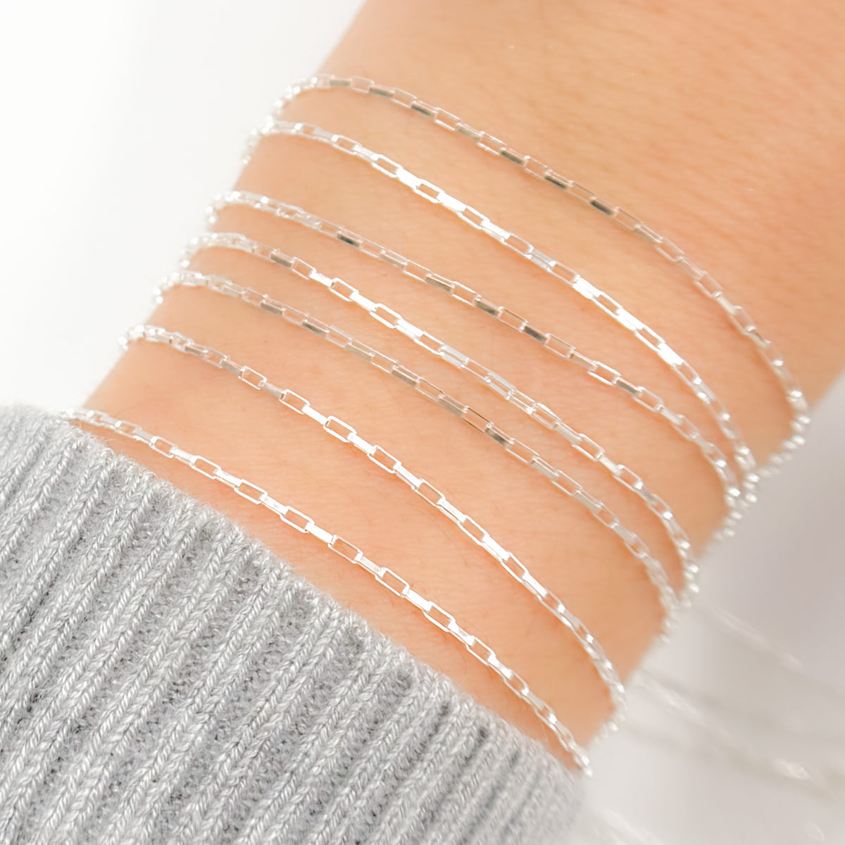 Sterling Silver Box Chain