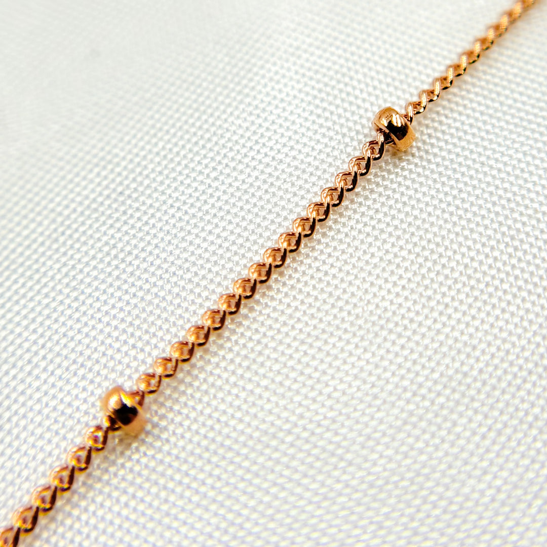 444RGF. Rose Gold Filled Satellite Chain