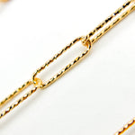 Load image into Gallery viewer, V313GF. 14K Gold Filled Diamond Cut Paperclip Chain