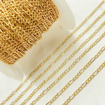 Load image into Gallery viewer, 14K Yellow Gold Filled Figaro Style Chain. 2431CHRGF
