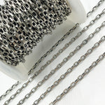 Load image into Gallery viewer, 642506OX. Oxidized Sterling Silver Flat Box Chain
