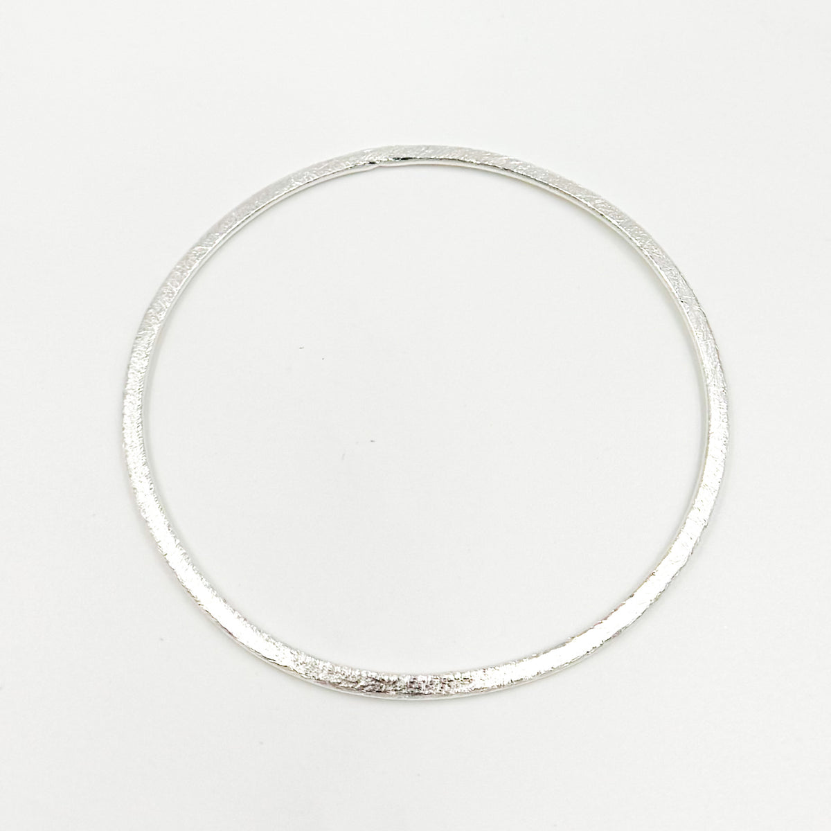 BS8SS. 50MM White Sterling Silver Ring Connector