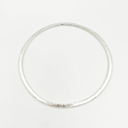 BS8SS. 50MM White Sterling Silver Ring Connector