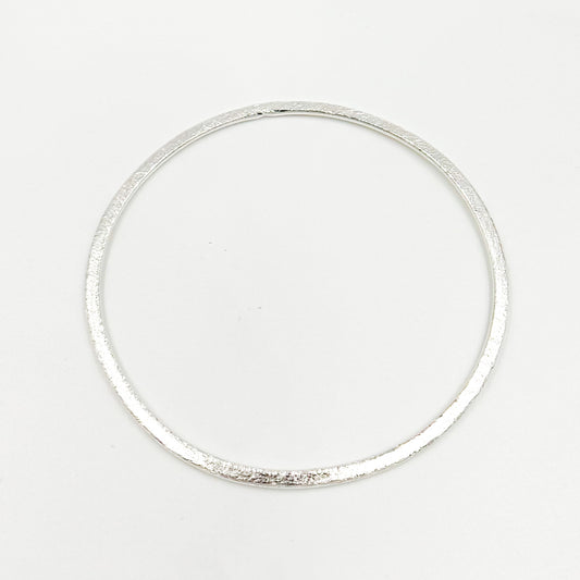 BS8SS. 50MM White Sterling Silver Ring Connector