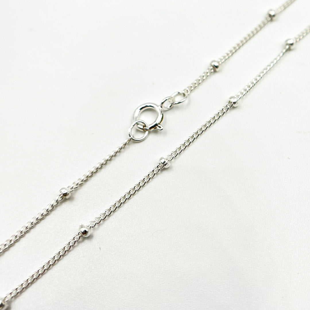 Sterling Silver Satellite Necklace