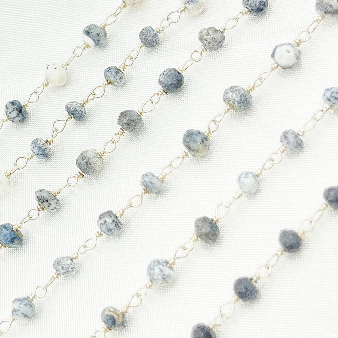 Shop Now Dendrite Opal 925 Sterling Silver Wire Chain
