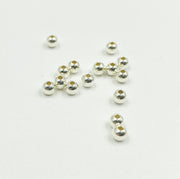 925 Sterling Silver Seamless Beads 3mm