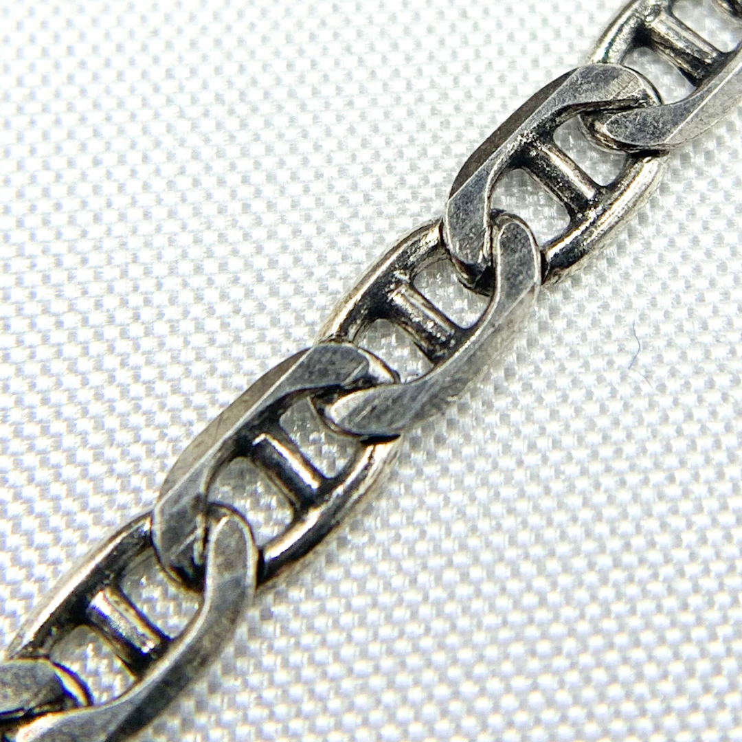 Oxidized 925 Sterling Silver Marina Chain. Y65OX