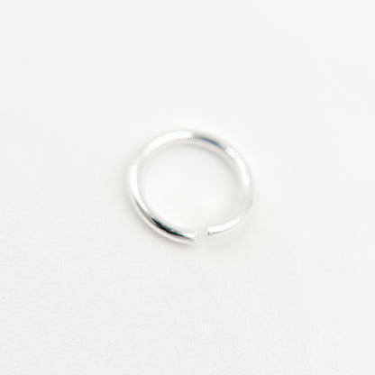 White Sterling Silver Open Jump Ring